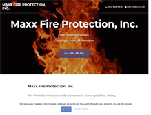 Tablet Screenshot of maxxfire.com